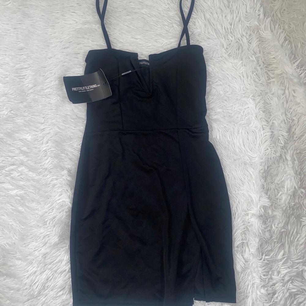 pretty little thing dress with slit